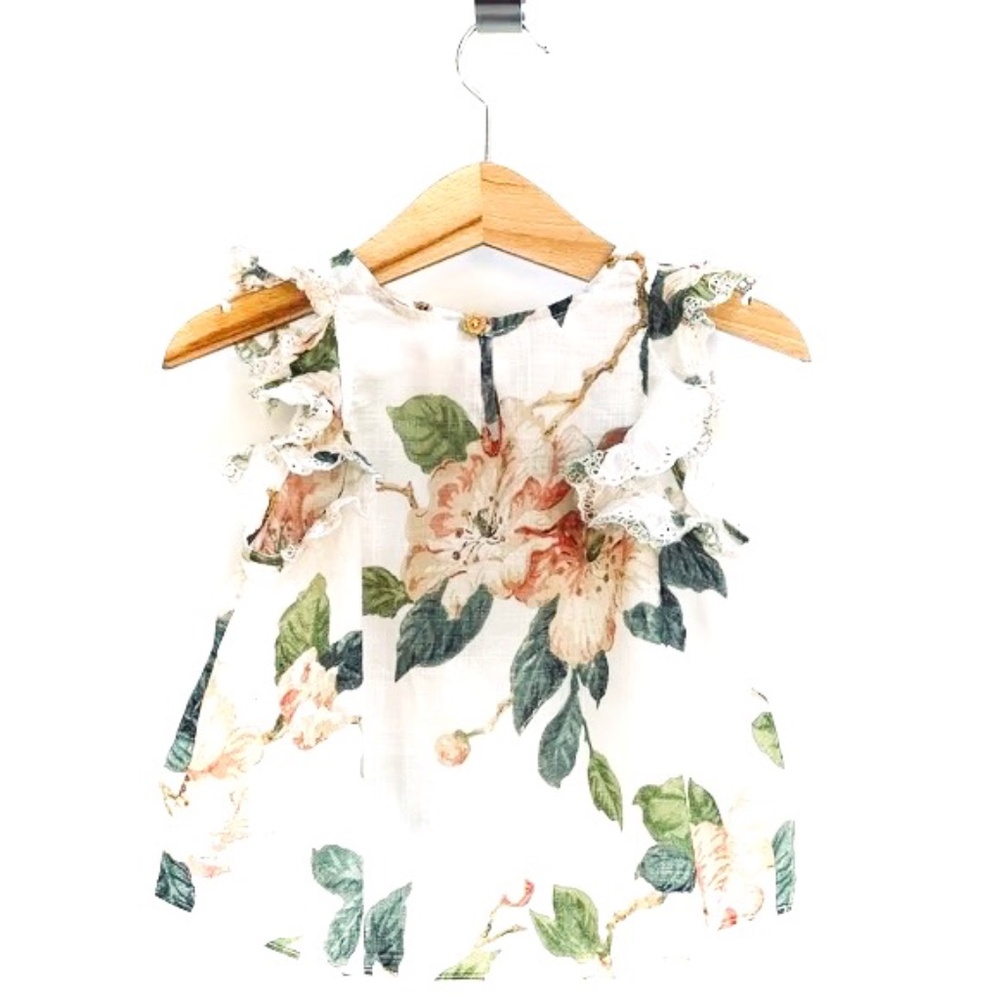 Zimmermann Baby size 1 Delicate Sleeveless Cotton Blouse / Top